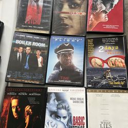 Thriller/Suspense Genre Lot Of 9 DVD’s