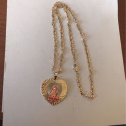 Virgen María Gold Plated 
