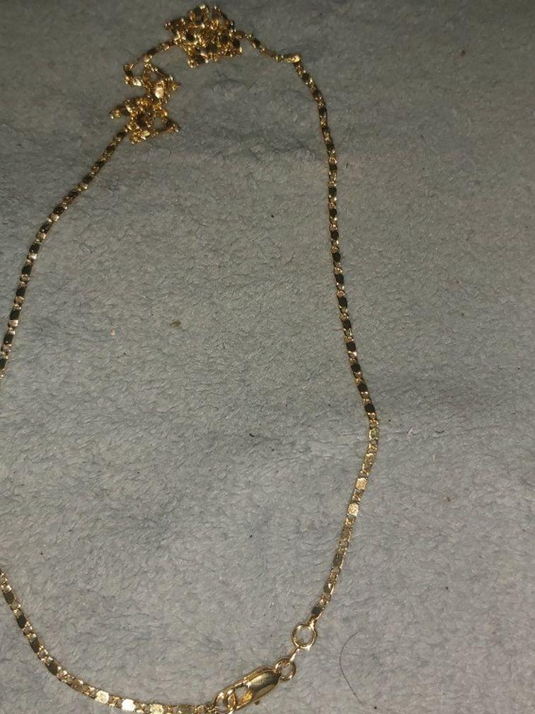 18k Gold Filled Chain.