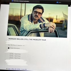 3 Morgan Wallen Concert Tickets: Denver Night 2, Still The Problem Tour