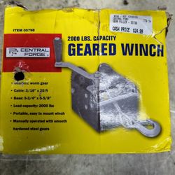 Geared Winch In Box