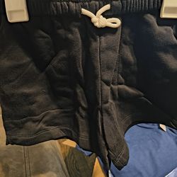 Boys or girls black shorts size 8