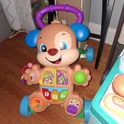 Like new fisher price learn and walk dog