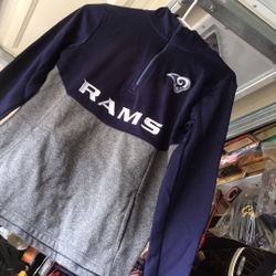Rams Long Sleeve Sweatshirt Hoodie Size Youth L 14/16 Yrs 