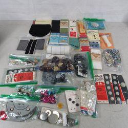 Sewing Buttons Snaps Hem Facing & Misc. Crafting Supplies-New & Used
