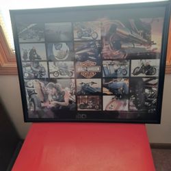 Harley-Davidson Wall Poster Frame Picture