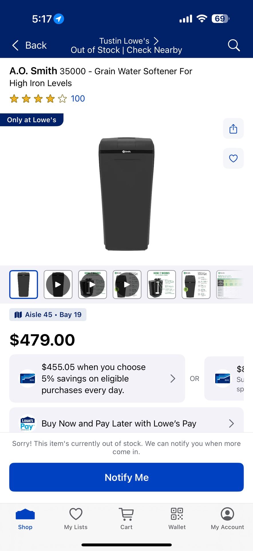 A.O. Smith 35000 - Grain Water Softener For High Iron Levels