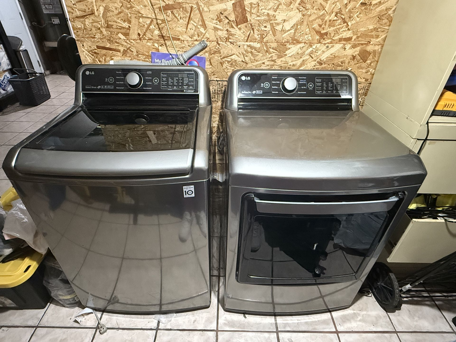 Lg Washer And Dryer Set 