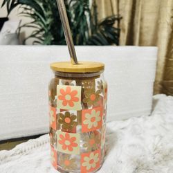 Glass Libby Beer Can 