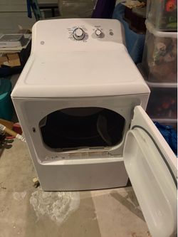 GE white gas dryer