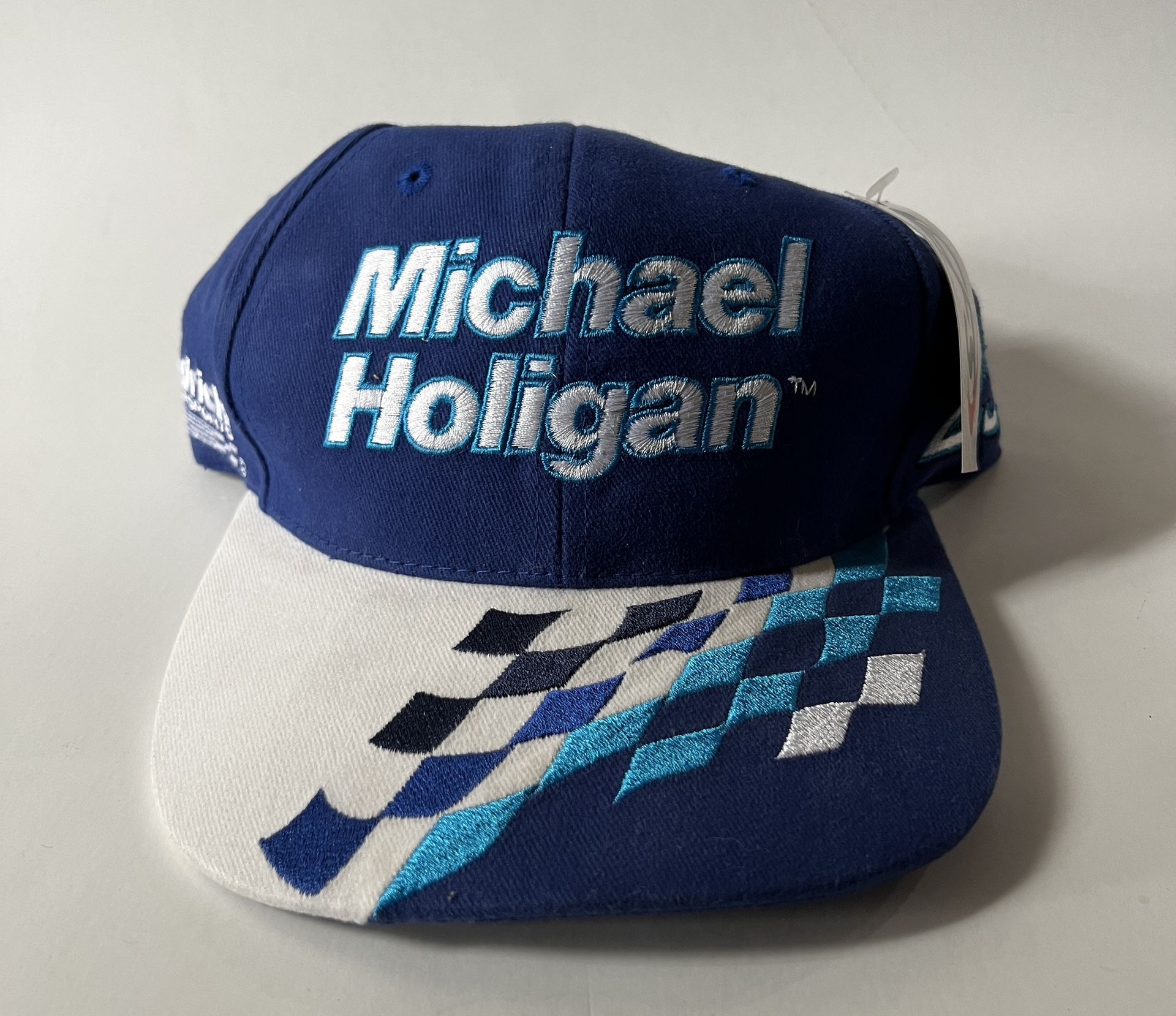 2000 Checkered Flag Sports Jerry Nadeau Michael Holigan Hat Cap   