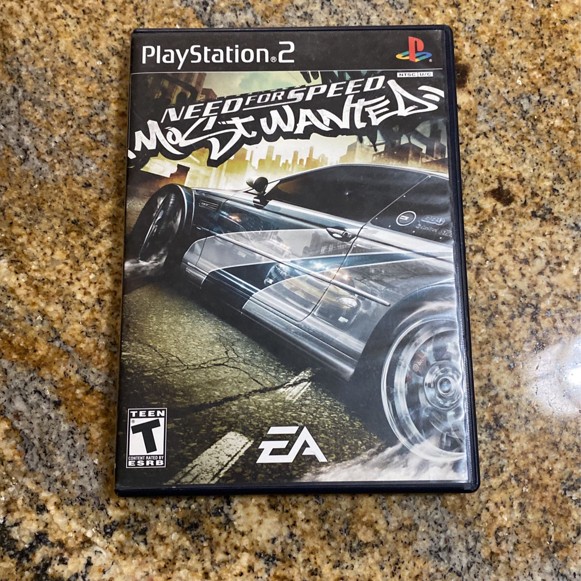Need for Speed: Most Wanted PS2 2005 Complete Manual Black Label PlayStation