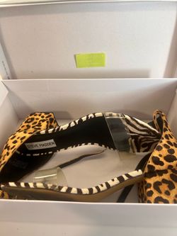 Steve Madden Cheetah and Zebra print heel