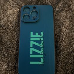 Personalized Teal Phone Case with Name - Unbranded