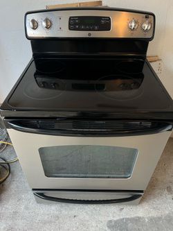 GE electric stove stainless steel