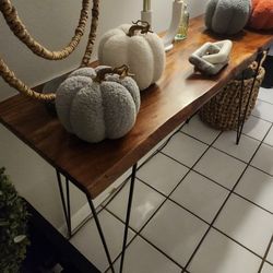 Console Table Metal And Wood
