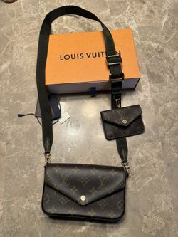 Louis Vuitton Monogram Canvas Felicie Strap & Go Crossbody Women’s Bag Purse 