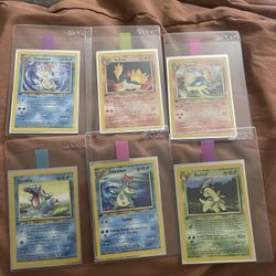Pokemon Neo Genesis First Edition Cards