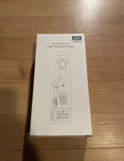 Casfuy 6-Speed Dog Nail Grinder - Newest Enhanced Pet Nail Grinder Super Quiet (New)