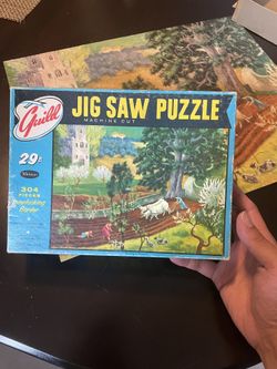 Vintage Guild Jigsaw Puzzle 304 piece Farming Scenery