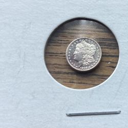 US Mini Morgan Coin  Sterling Silver One Gram 