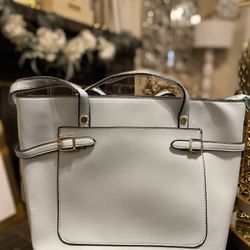 Light Blue Purse, And Matching Handbag 