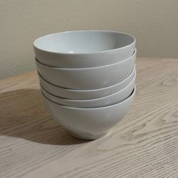 Bowls 6 inches white