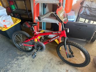 Boys bike practically new