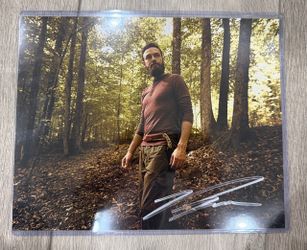 Ross Marquand signed Walking Dead Photo