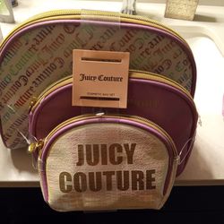 3 Piece Juicy Couture Makeup Bag Set for Sale in Clovis, CA - OfferUp