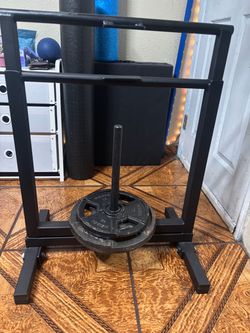 Custom Plate-Loaded Grip Machine with Pinch Plates + 100 LB Weights