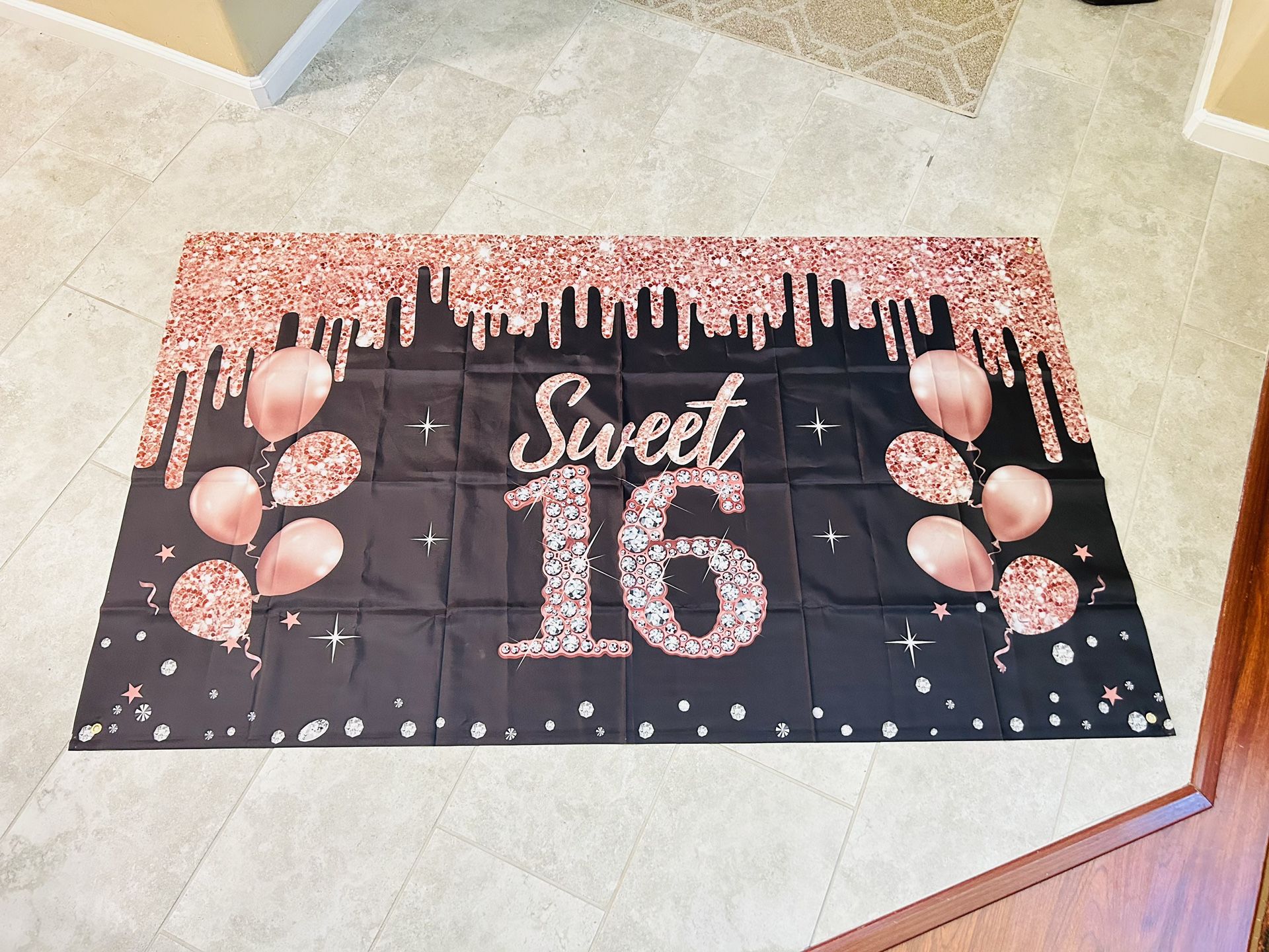 Sweet 16th Bday Banner