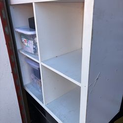 White Cube Storage Organizer Shelves