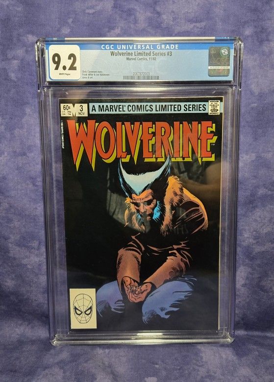 Wolverine Limited Series #3, 1982 • CGC 9.2 • Death Of Asano Kimura