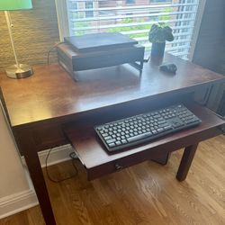 Espresso Wood Desk