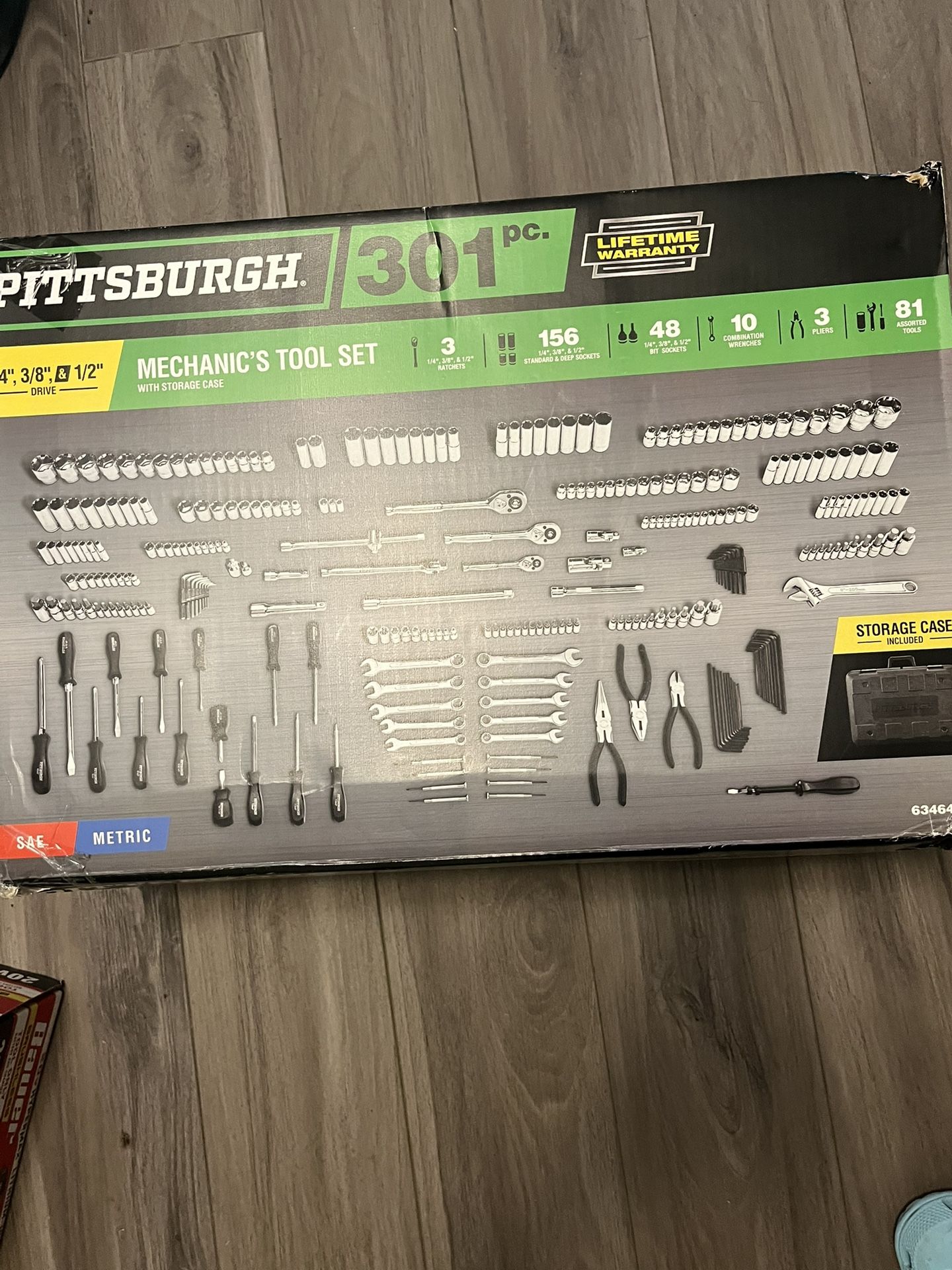 301pc Mechanic Tool Kit