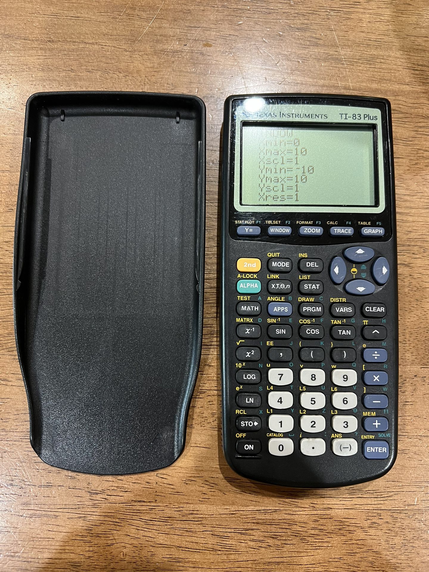 Texas Instruments TI-83 Plus Graphing Calculator Black Tested and Working
