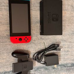 Nintendo Switch w/Dock and Micro SD card.