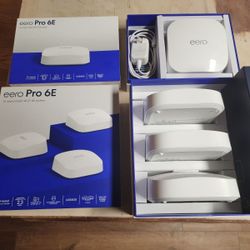 Amazon Eero Pro 6E Mesh Wi-Fi System 4 Pack