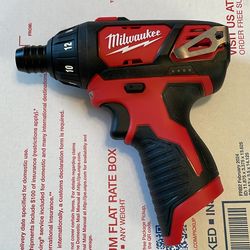 Milwaukee M12 screwdriver 50.00