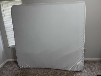 King size mattress and frame and headboard