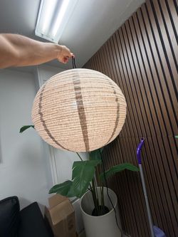 Linen 20 inch Plug in Pendant Light