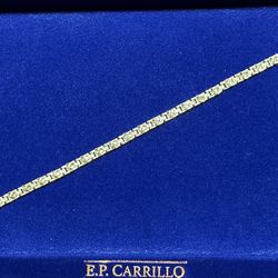 14k GOLD NUGGET BRACELET 