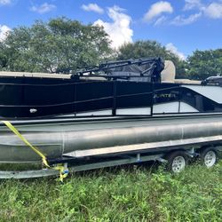 Barter, Trade For Land. 2023 New Pontoon Boat 25 Foot Loa   