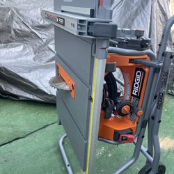 RIDGID 10 in. Pro Jobsite Table Saw with Stand