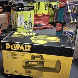 DEWALT 150,000 BTU/HR FORCED AIR PROPANE HEATER