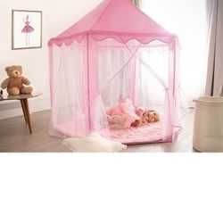 New Princess Tent With Rug And Lights  