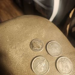 4 Silver Coins