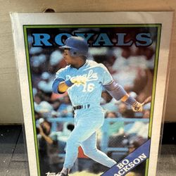 ULTRA RARE Bo Jackson Royals 1988 Topps #750