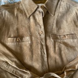 A beautiful suede jacket